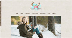 Desktop Screenshot of nicolelewisphotography.com